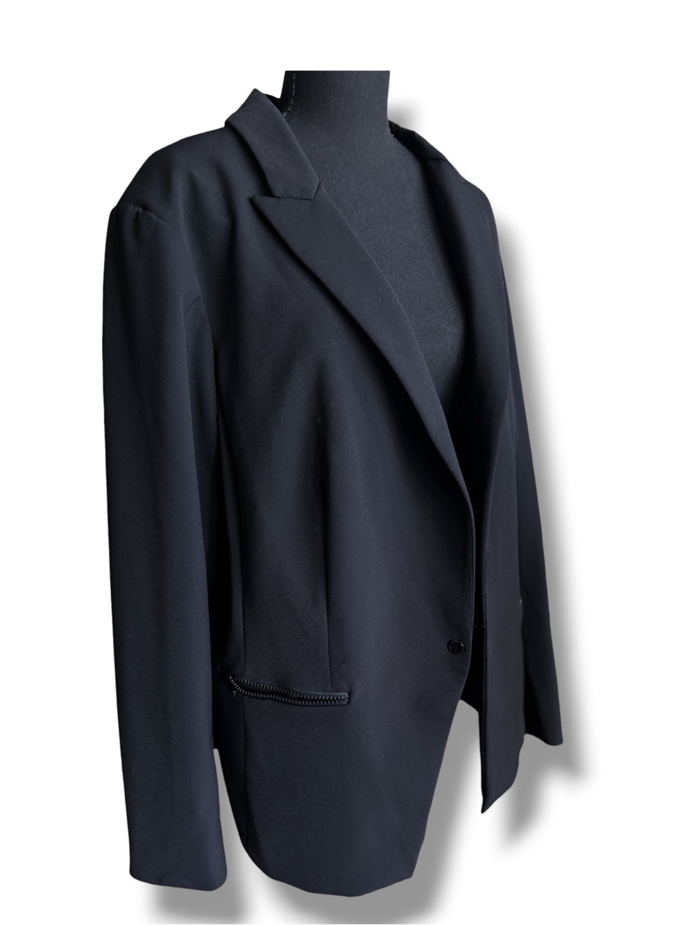Veronica Beard Black Scuba Jacket/Blazer. Size 18 - Picture 4 of 14